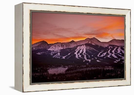 Colorado Sunset-duallogic-Framed Premier Image Canvas