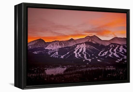 Colorado Sunset-duallogic-Framed Premier Image Canvas