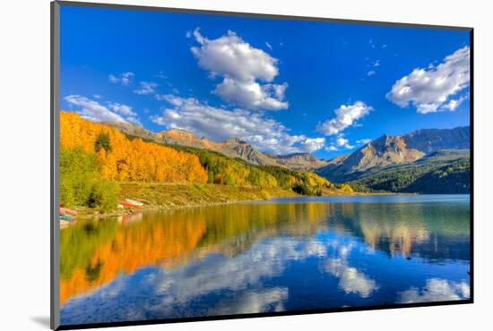 Colorado, Telluride, Trout Lake. Fall Sunset on Lake-Jaynes Gallery-Mounted Photographic Print