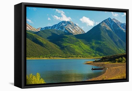 Colorado Twin Lakes-duallogic-Framed Premier Image Canvas