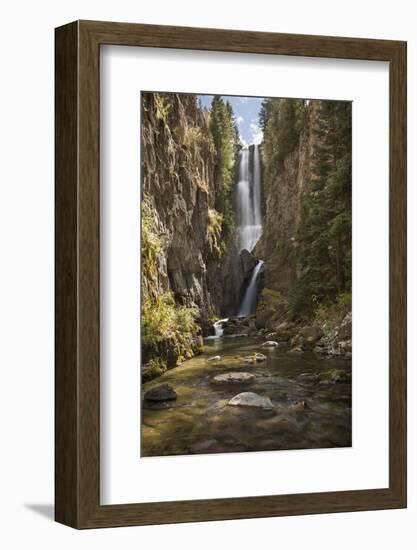 Colorado, Uncompahgre National Forest. Hidden Waterfall and Stream-Jaynes Gallery-Framed Photographic Print