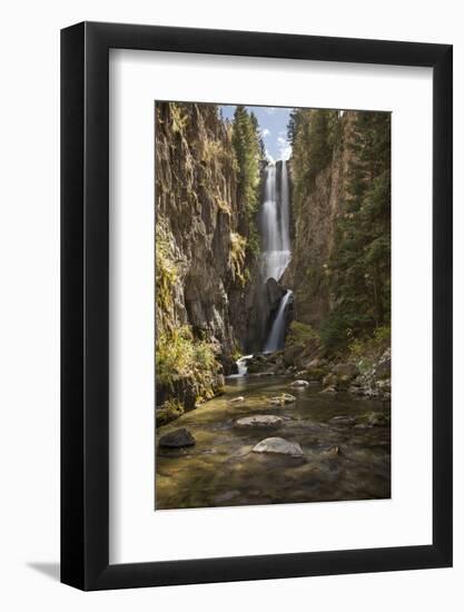 Colorado, Uncompahgre National Forest. Hidden Waterfall and Stream-Jaynes Gallery-Framed Photographic Print