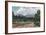 Colorado, View of the Spanish Peaks-Lantern Press-Framed Art Print