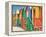 Colored Beach Huts-Joseph Sohm-Framed Premier Image Canvas