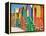 Colored Beach Huts-Joseph Sohm-Framed Premier Image Canvas