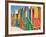 Colored Beach Huts-Joseph Sohm-Framed Photographic Print