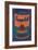 Colored Campbell's Soup Can, 1965 (blue & orange)-Andy Warhol-Framed Giclee Print