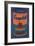 Colored Campbell's Soup Can, 1965 (blue & orange)-Andy Warhol-Framed Giclee Print