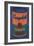 Colored Campbell's Soup Can, 1965 (blue & orange)-Andy Warhol-Framed Art Print