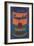 Colored Campbell's Soup Can, 1965 (blue & orange)-Andy Warhol-Framed Art Print