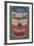 Colored Campbell's Soup Can, 1965 (red & green)-Andy Warhol-Framed Art Print