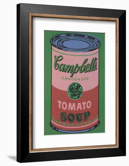 Colored Campbell's Soup Can, 1965 (red & green)-Andy Warhol-Framed Giclee Print