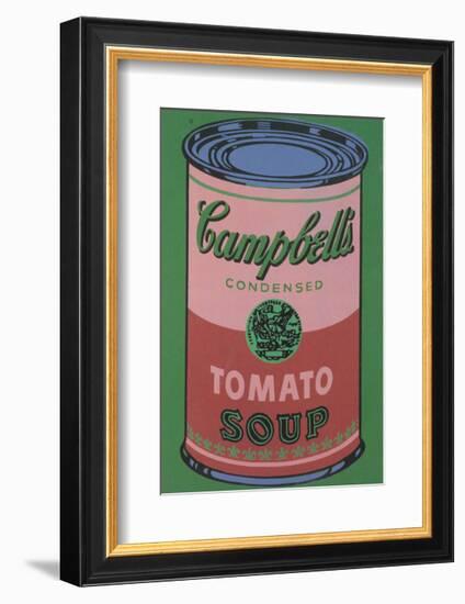 Colored Campbell's Soup Can, 1965 (red & green)-Andy Warhol-Framed Giclee Print