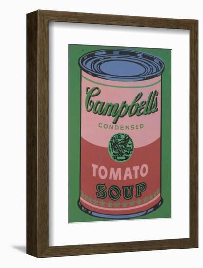 Colored Campbell's Soup Can, 1965 (red & green)-Andy Warhol-Framed Giclee Print