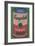 Colored Campbell's Soup Can, 1965 (red & green)-Andy Warhol-Framed Giclee Print