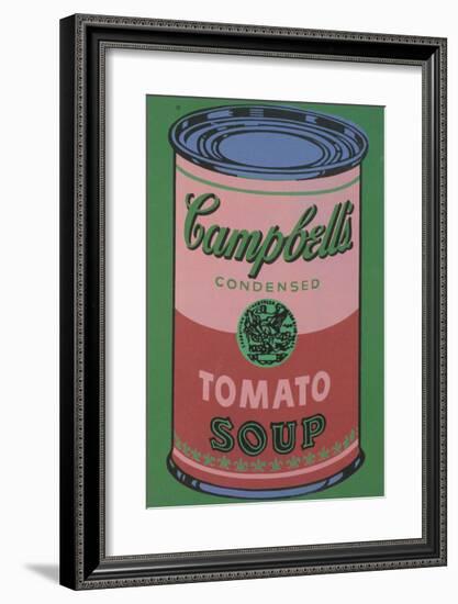 Colored Campbell's Soup Can, 1965 (red & green)-Andy Warhol-Framed Giclee Print