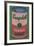 Colored Campbell's Soup Can, 1965 (red & green)-Andy Warhol-Framed Giclee Print