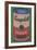 Colored Campbell's Soup Can, 1965 (red & green)-Andy Warhol-Framed Giclee Print