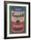 Colored Campbell's Soup Can, 1965 (red & green)-Andy Warhol-Framed Art Print