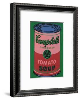 Colored Campbell's Soup Can, c.1965 (red & green)-Andy Warhol-Framed Art Print