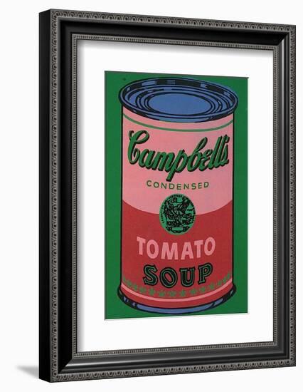 Colored Campbell's Soup Can, c.1965 (red & green)-Andy Warhol-Framed Art Print