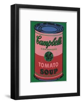 Colored Campbell's Soup Can, c.1965 (red & green)-Andy Warhol-Framed Art Print