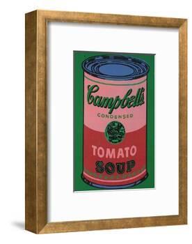 Colored Campbell's Soup Can, c.1965 (red & green)-Andy Warhol-Framed Art Print