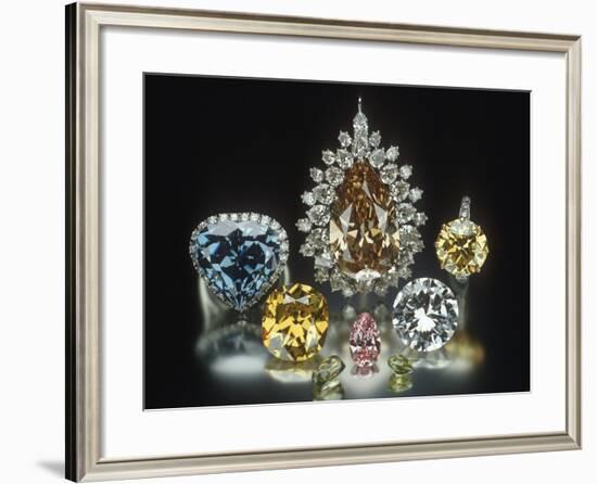 Colored Diamonds-null-Framed Photographic Print