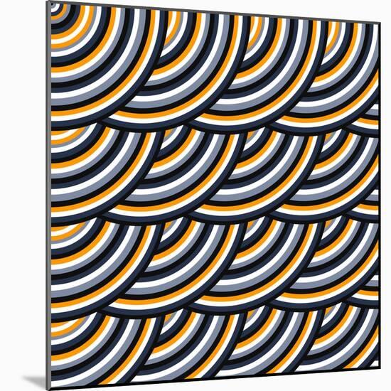 Colored Geometric Background Wallpaper-WE RESPECT YOUR CHOICE-Mounted Art Print