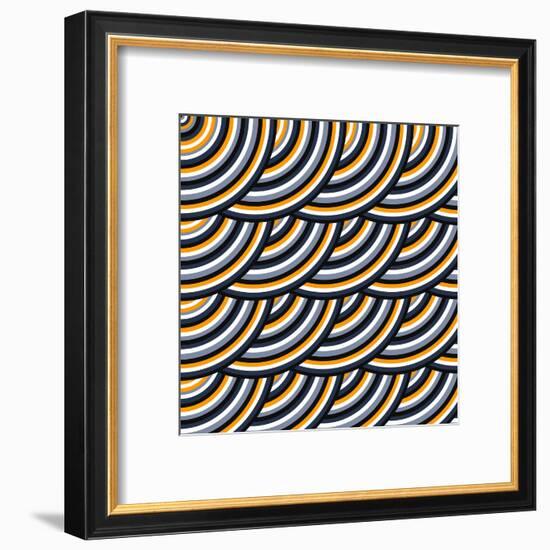 Colored Geometric Background Wallpaper-WE RESPECT YOUR CHOICE-Framed Art Print