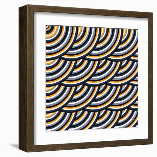 Colored Geometric Background Wallpaper-WE RESPECT YOUR CHOICE-Framed Art Print