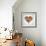 Colored Heart From Hand Print Icons-strejman-Framed Premium Giclee Print displayed on a wall
