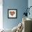 Colored Heart From Hand Print Icons-strejman-Framed Stretched Canvas displayed on a wall