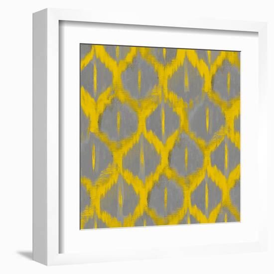 Colored Ikat V-Patricia Pinto-Framed Art Print