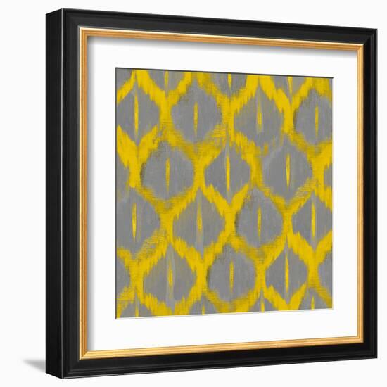 Colored Ikat V-Patricia Pinto-Framed Art Print