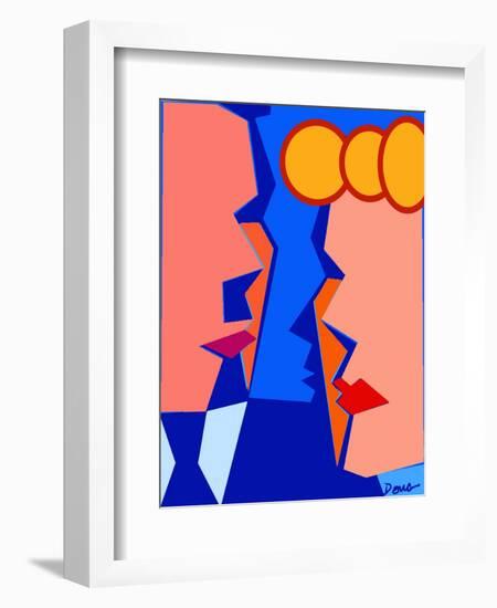 Colored Ken and Lois-Diana Ong-Framed Giclee Print