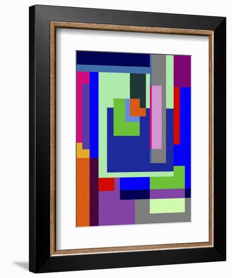 Colored Maze-Diana Ong-Framed Giclee Print