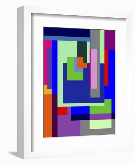 Colored Maze-Diana Ong-Framed Giclee Print