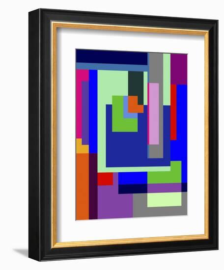 Colored Maze-Diana Ong-Framed Giclee Print