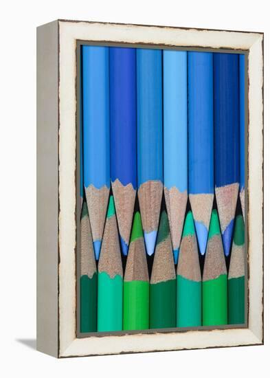 Colored Pencils I-Kathy Mahan-Framed Premier Image Canvas