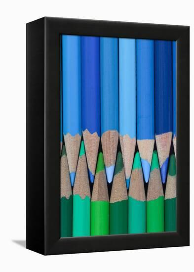 Colored Pencils I-Kathy Mahan-Framed Premier Image Canvas