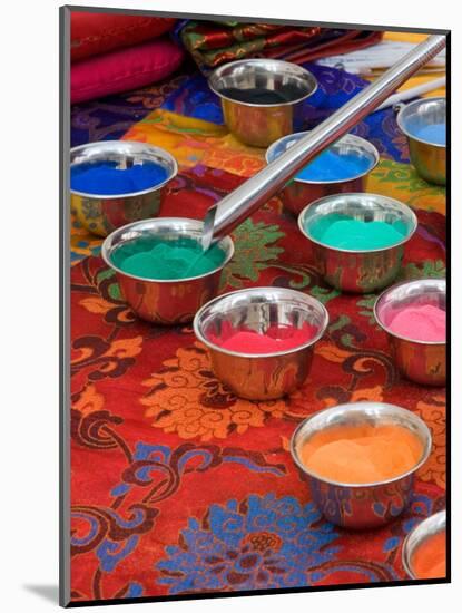 Colored Sand Used by Tibetan Monks for Sand Painting, Savannah, Georgia, USA-Joanne Wells-Mounted Photographic Print