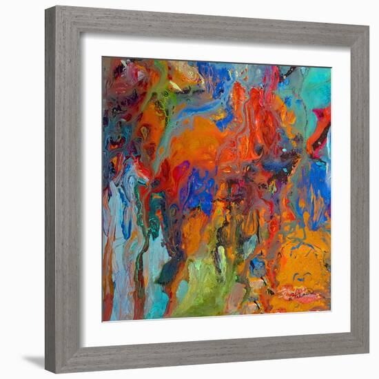 Colored Square-Ruth Palmer-Framed Art Print