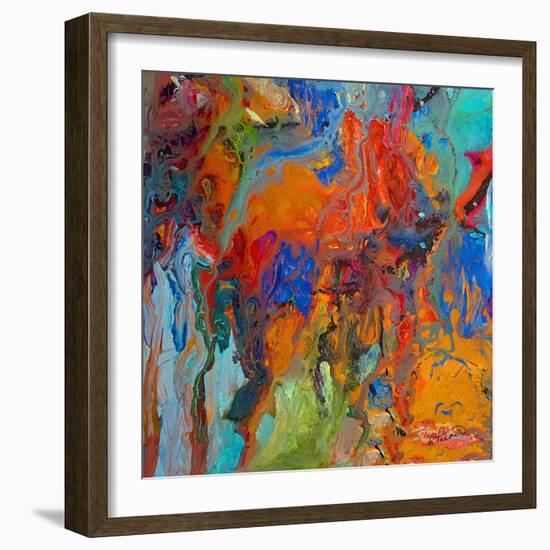 Colored Square-Ruth Palmer-Framed Art Print