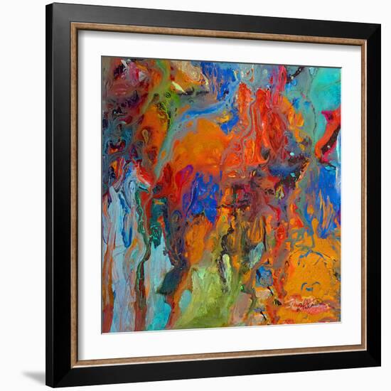 Colored Square-Ruth Palmer-Framed Art Print