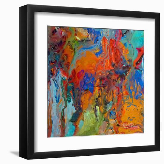 Colored Square-Ruth Palmer-Framed Art Print