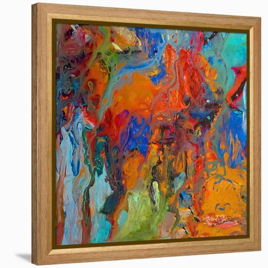 Colored Square-Ruth Palmer-Framed Stretched Canvas