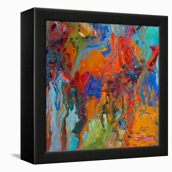 Colored Square-Ruth Palmer-Framed Stretched Canvas