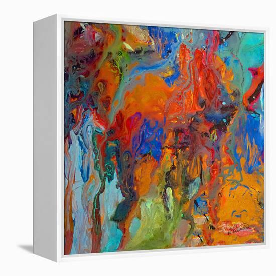 Colored Square-Ruth Palmer-Framed Stretched Canvas