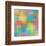 Colored Squares Background-null-Framed Art Print